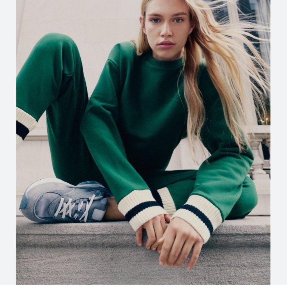 Green Zara  sweatsuit